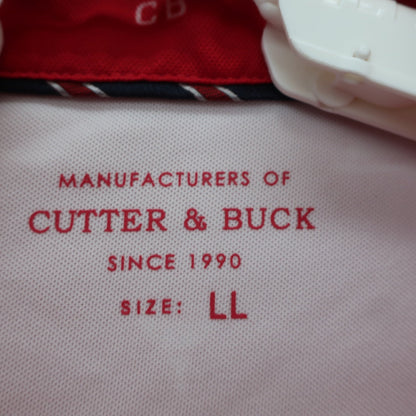 CUTTER&BUCK(カッター＆バック) ポロシャツ 赤 メンズ LL A