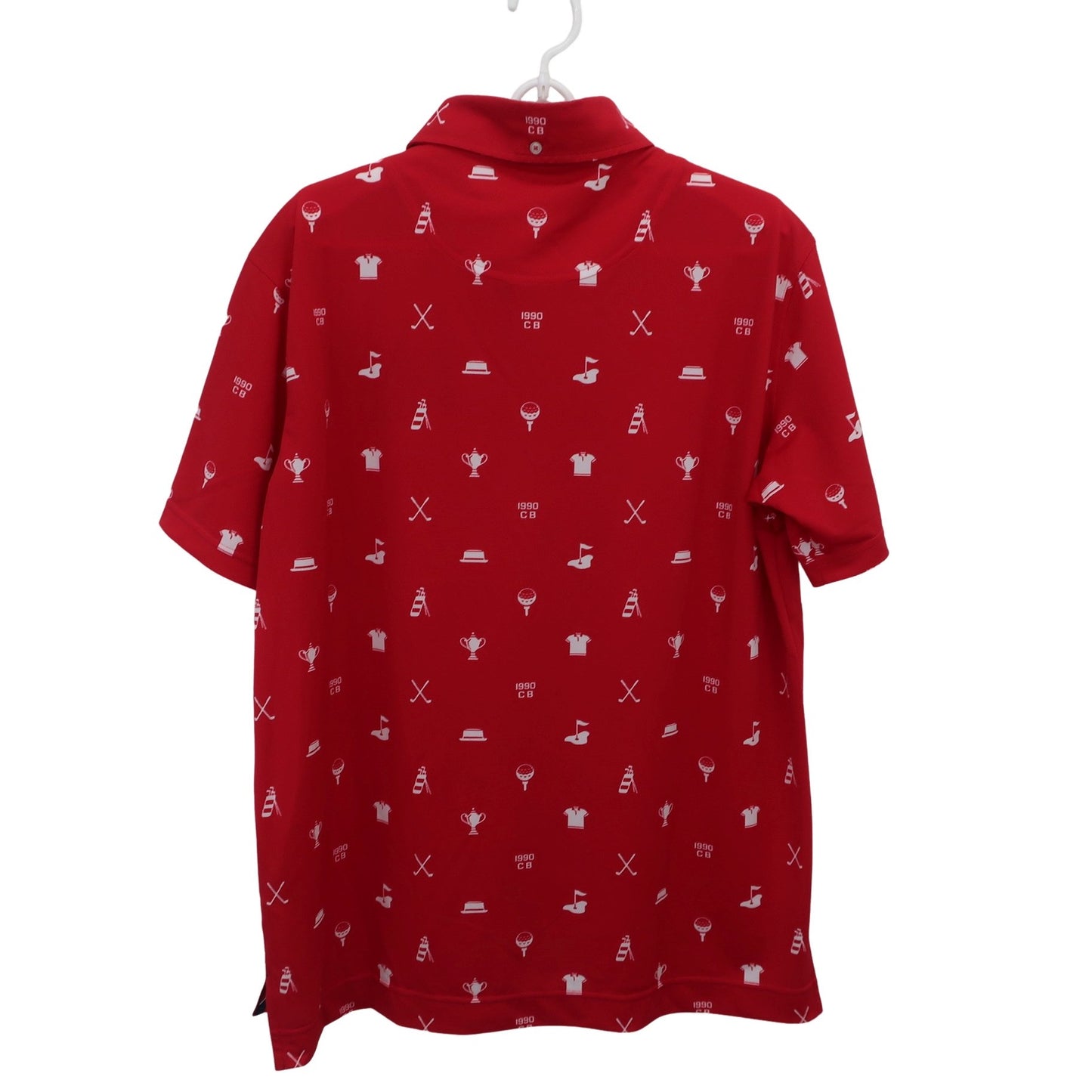 CUTTER&BUCK(カッター＆バック) ポロシャツ 赤 メンズ LL A