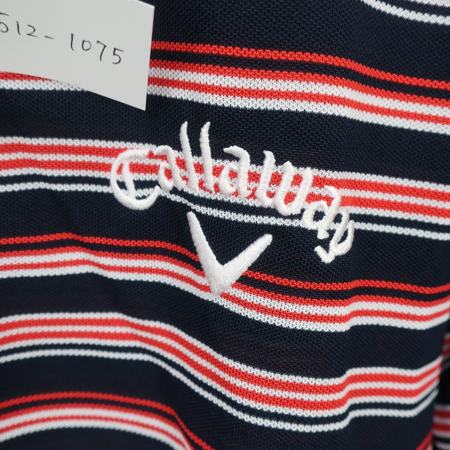 Callaway(キャロウェイ) ポロシャツ ネイビー赤ボーダー メンズ LL 241-951619 A