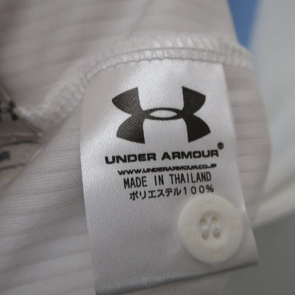 UNDER ARMOUR(アンダーアーマー) ポロシャツ 白水色 メンズ LG A