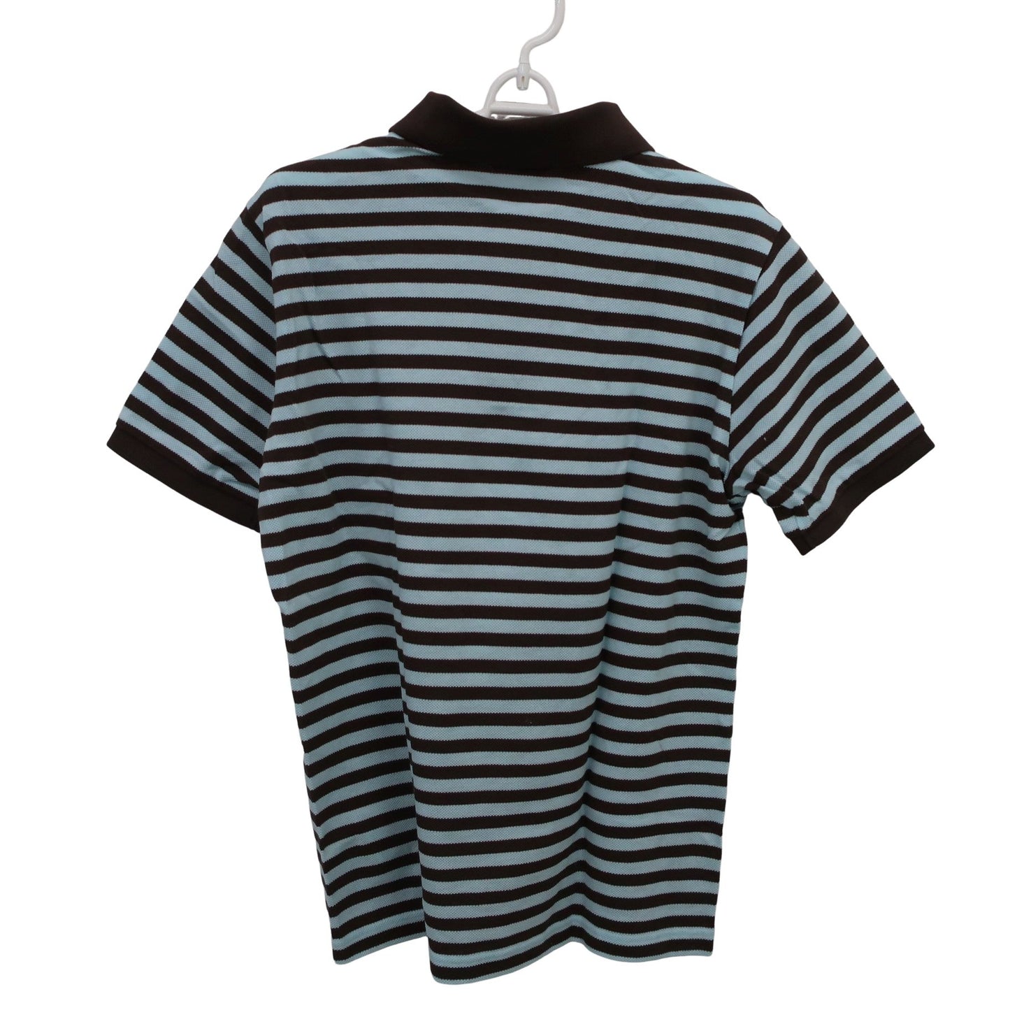 Munsingwear(マンシングウェア) ポロシャツ 水色ブラウンボーダー メンズ L A