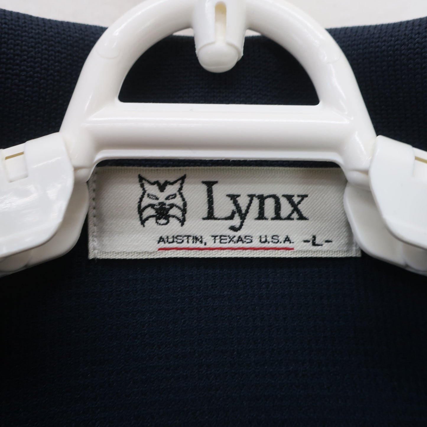 Lynx(リンクス) 長袖ポロシャツ ネイビー メンズ L A
