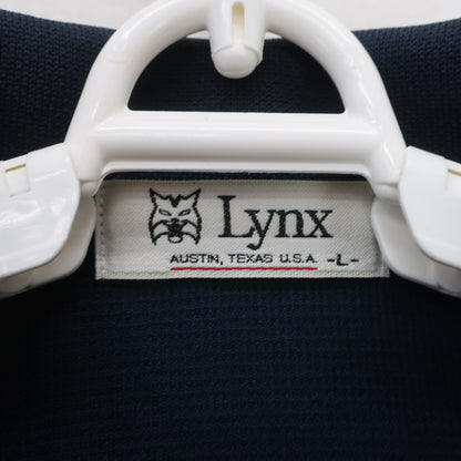 Lynx(リンクス) 長袖ポロシャツ ネイビー メンズ L A
