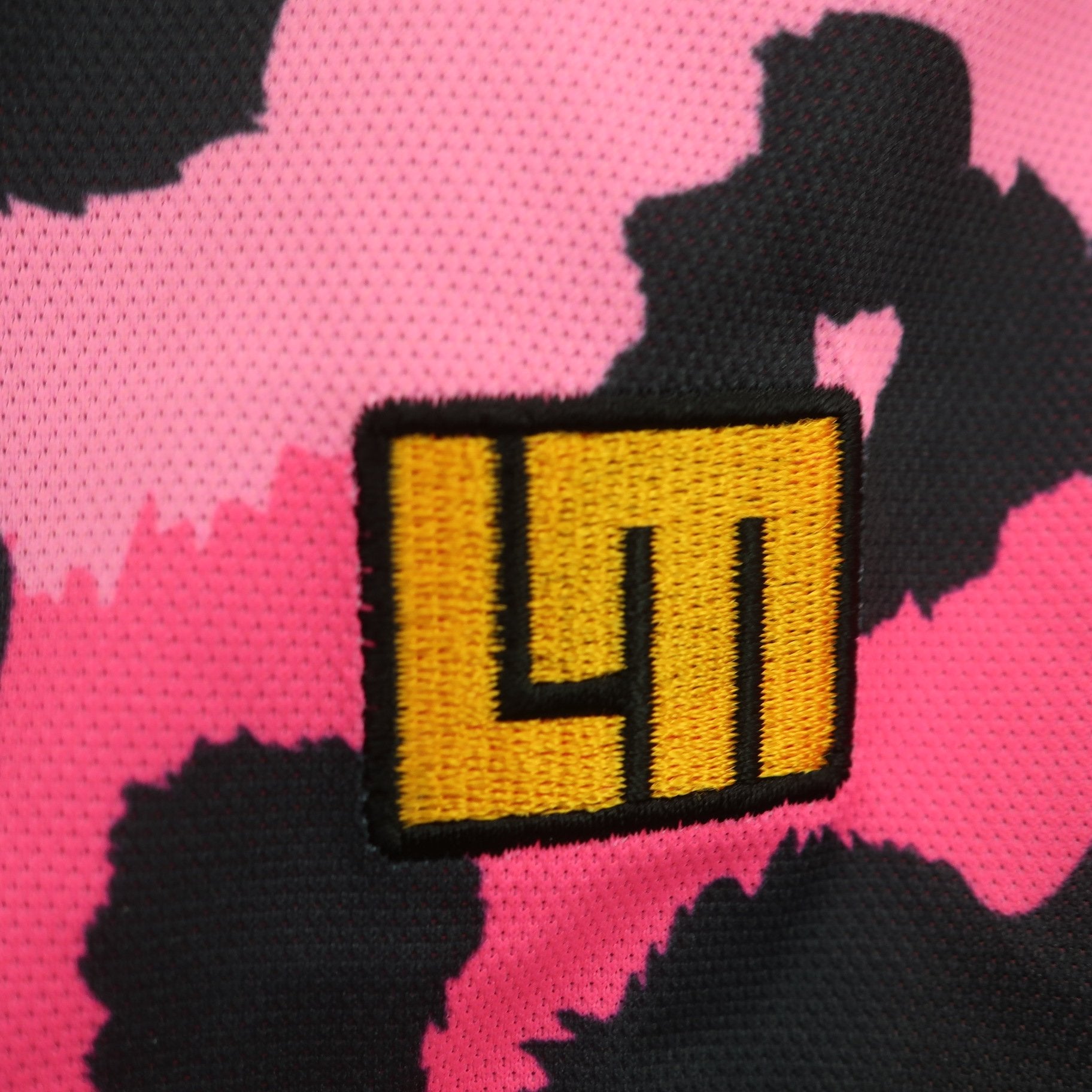 LOUDMOUTH(ラウドマウス) ノースリーブポロシャツ ピンク総柄 レディース S A