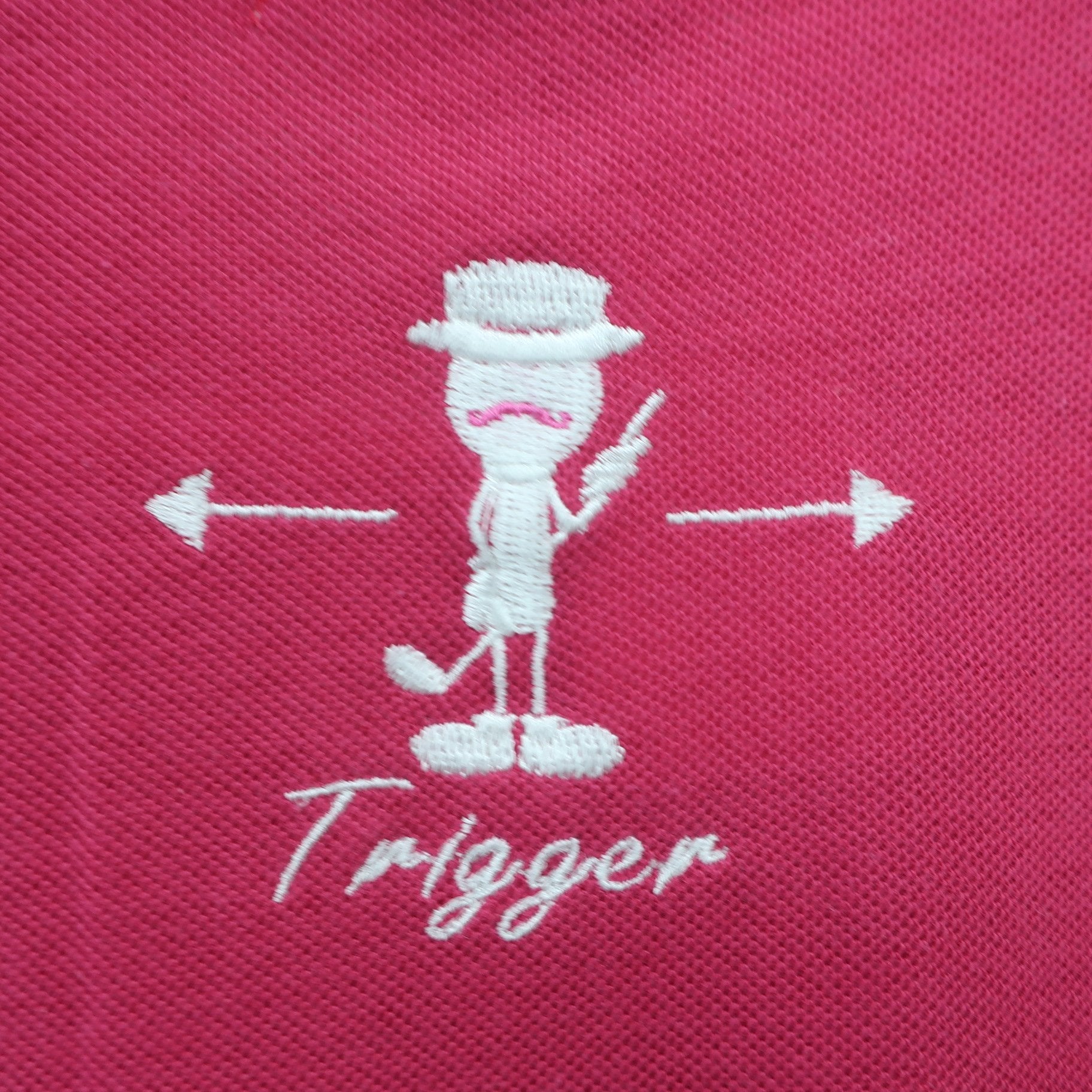 GOLF TRIGGER ポロシャツ ピンク メンズ LL B