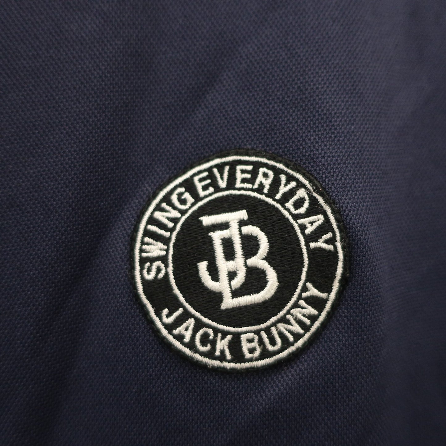 Jack Bunny(ジャックバニー) 半袖モックネックシャツ ネイビー メンズ 6 262-2167447 A