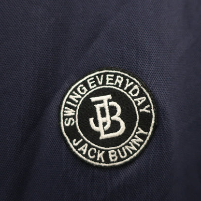 Jack Bunny(ジャックバニー) 半袖モックネックシャツ ネイビー メンズ 6 262-2167447 A