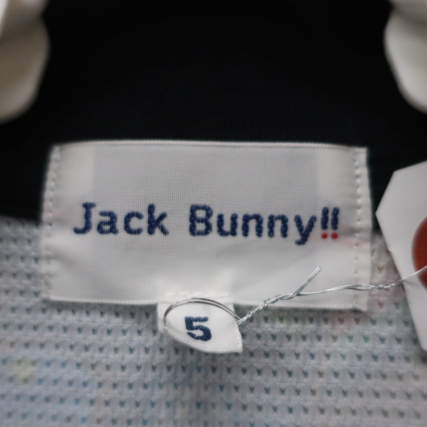 Jack Bunny(ジャックバニー) ポロシャツ 黒サインボード柄 メンズ 5 262-2260827 A
