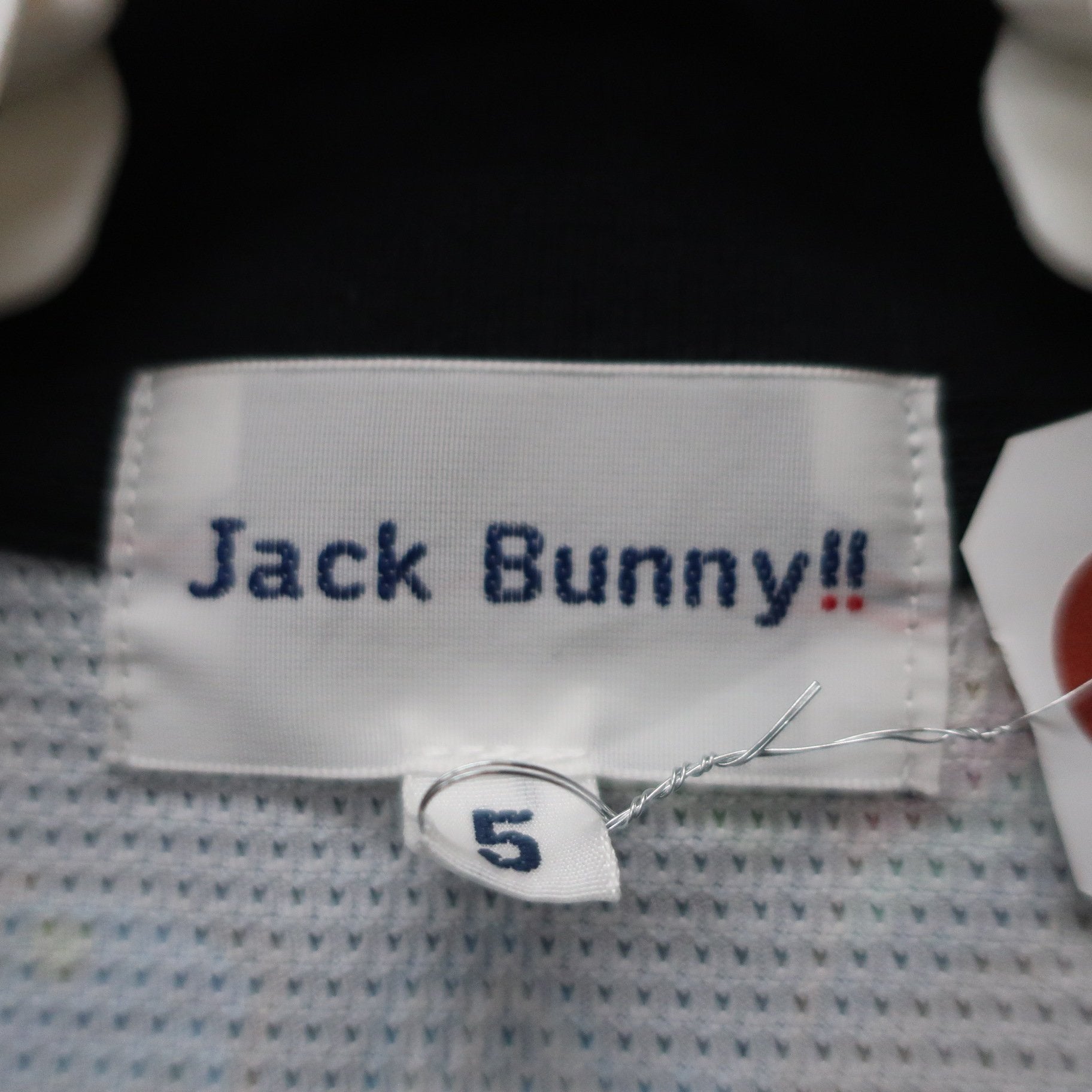 Jack Bunny(ジャックバニー) ポロシャツ 黒サインボード柄 メンズ 5 262-2260827 A