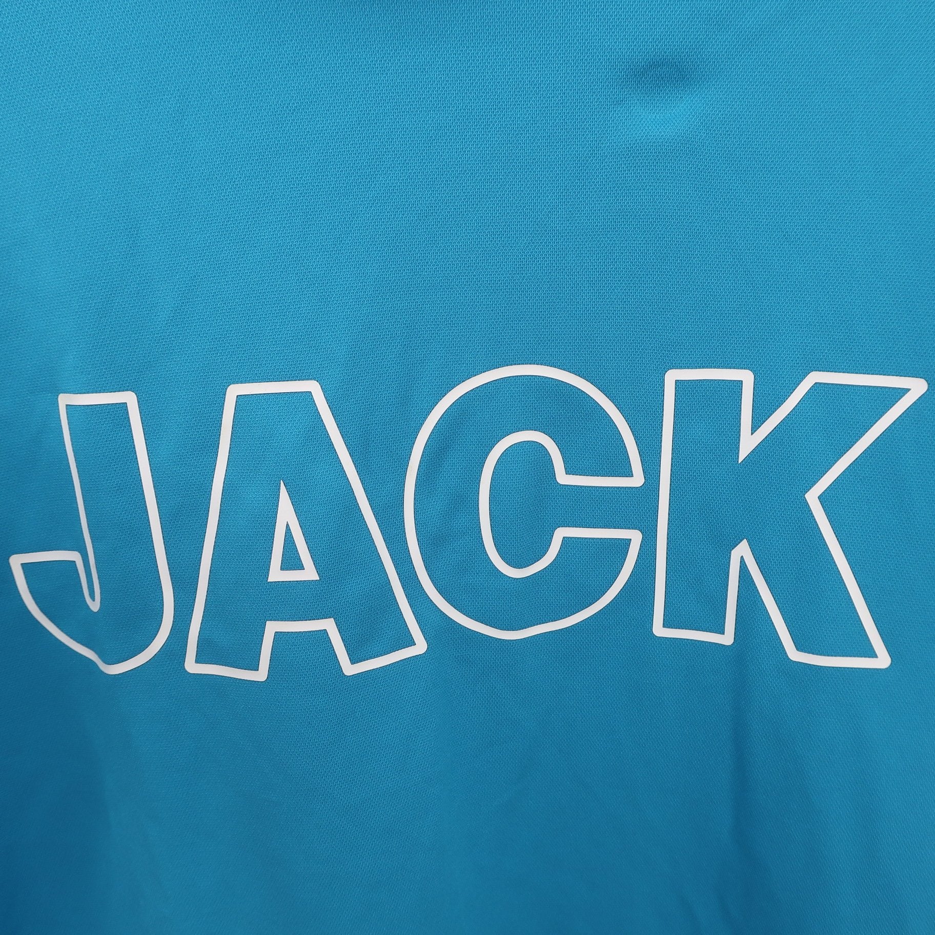 Jack Bunny(ジャックバニー) 半袖モックネックシャツ 水色 メンズ 5 262-3167531 A