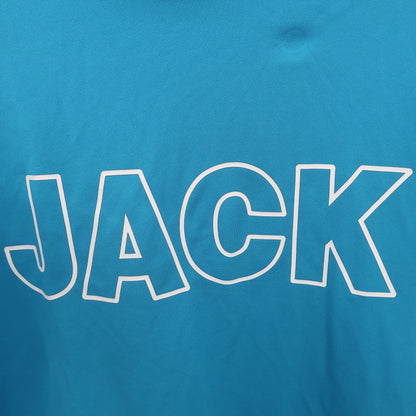 Jack Bunny(ジャックバニー) 半袖モックネックシャツ 水色 メンズ 5 262-3167531 A
