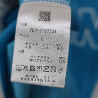 Jack Bunny(ジャックバニー) 半袖モックネックシャツ 水色 メンズ 5 262-3167531 A
