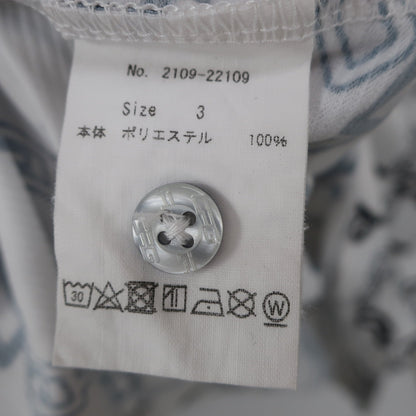 CPG GOLF(シーピージーゴルフ) ポロシャツ 白黒ロゴ総柄 メンズ 3 2109-22109 B