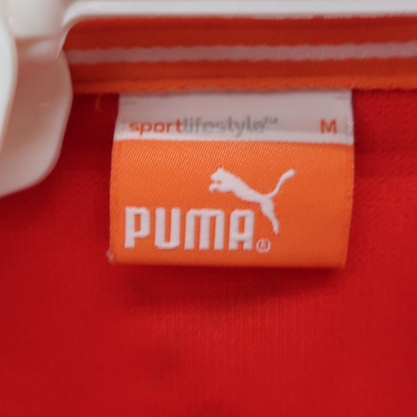 PUMA GOLF(プーマゴルフ) ポロシャツ 赤白 メンズ M A