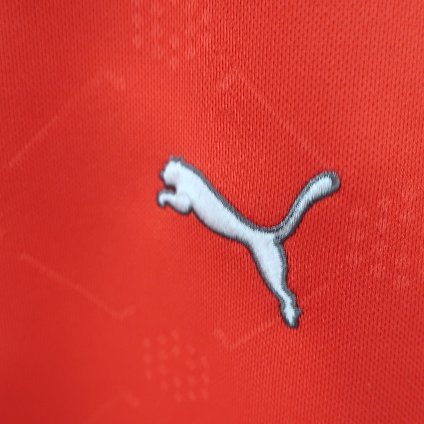 PUMA GOLF(プーマゴルフ) ポロシャツ 赤白 メンズ M A