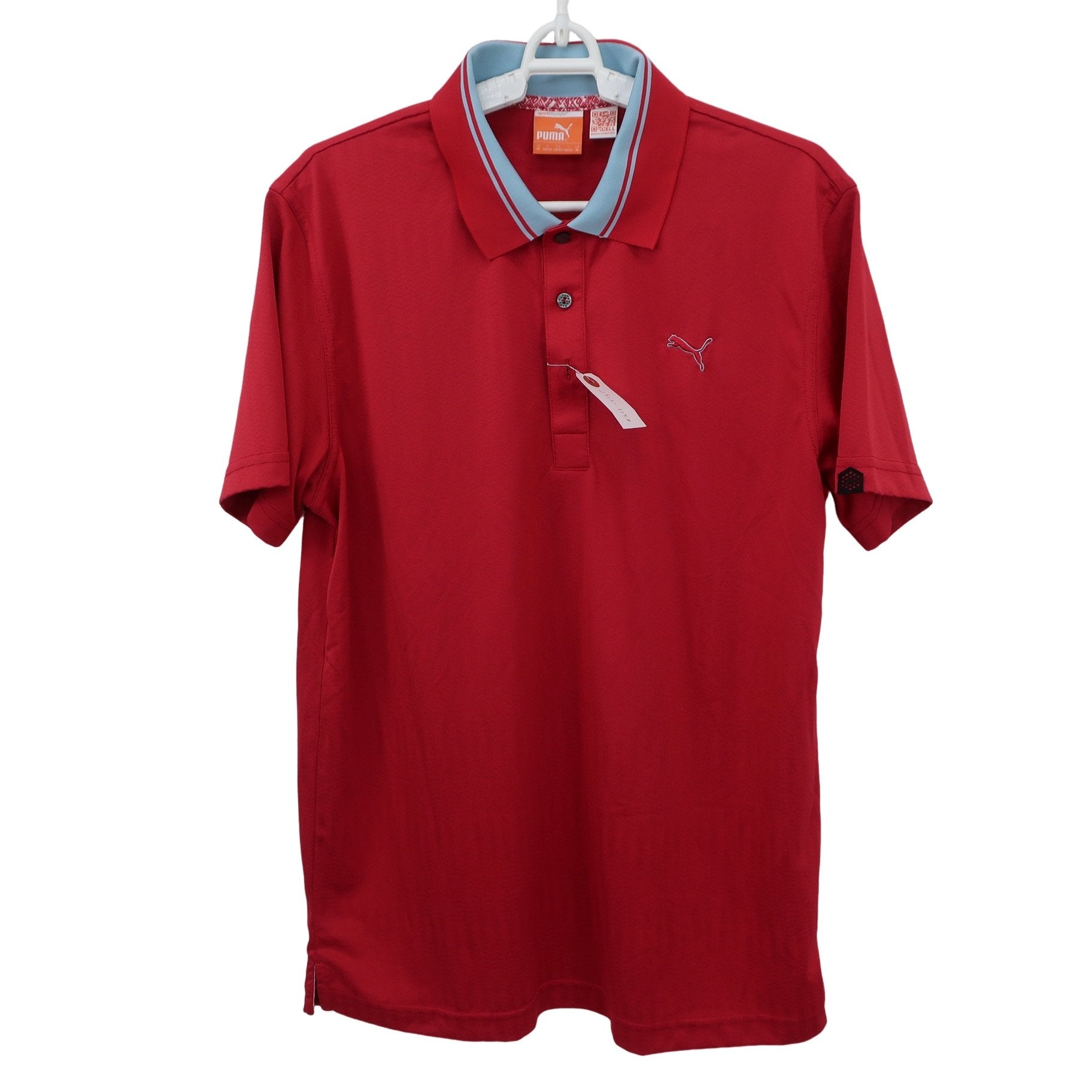 PUMA GOLF(プーマゴルフ) ポロシャツ 赤 メンズ US M A