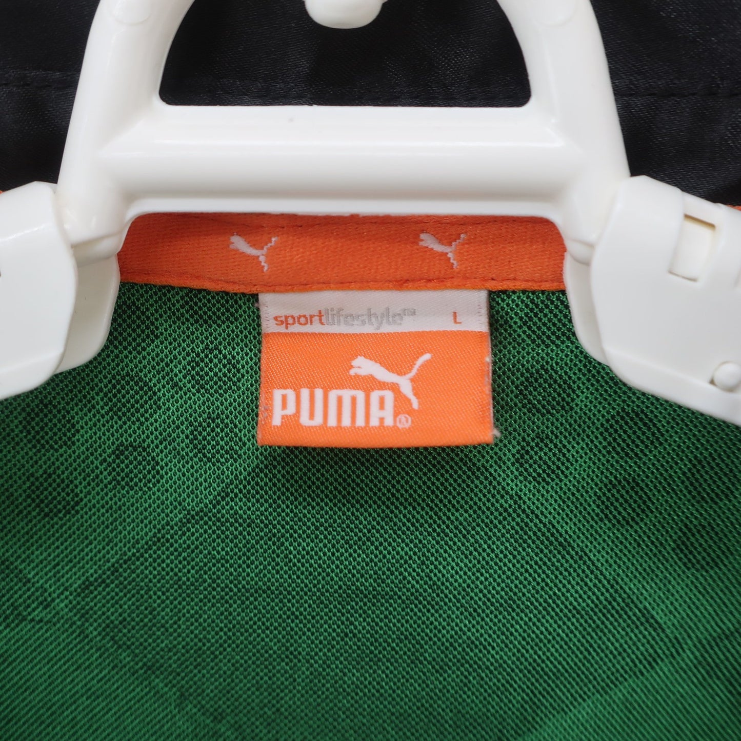 PUMA GOLF(プーマゴルフ) ポロシャツ 緑黒総柄 メンズ L A