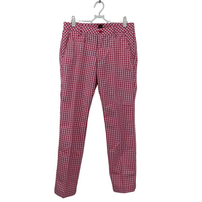 PUMA GOLF(プーマゴルフ) パンツ ピンク白チェック メンズ 76 A