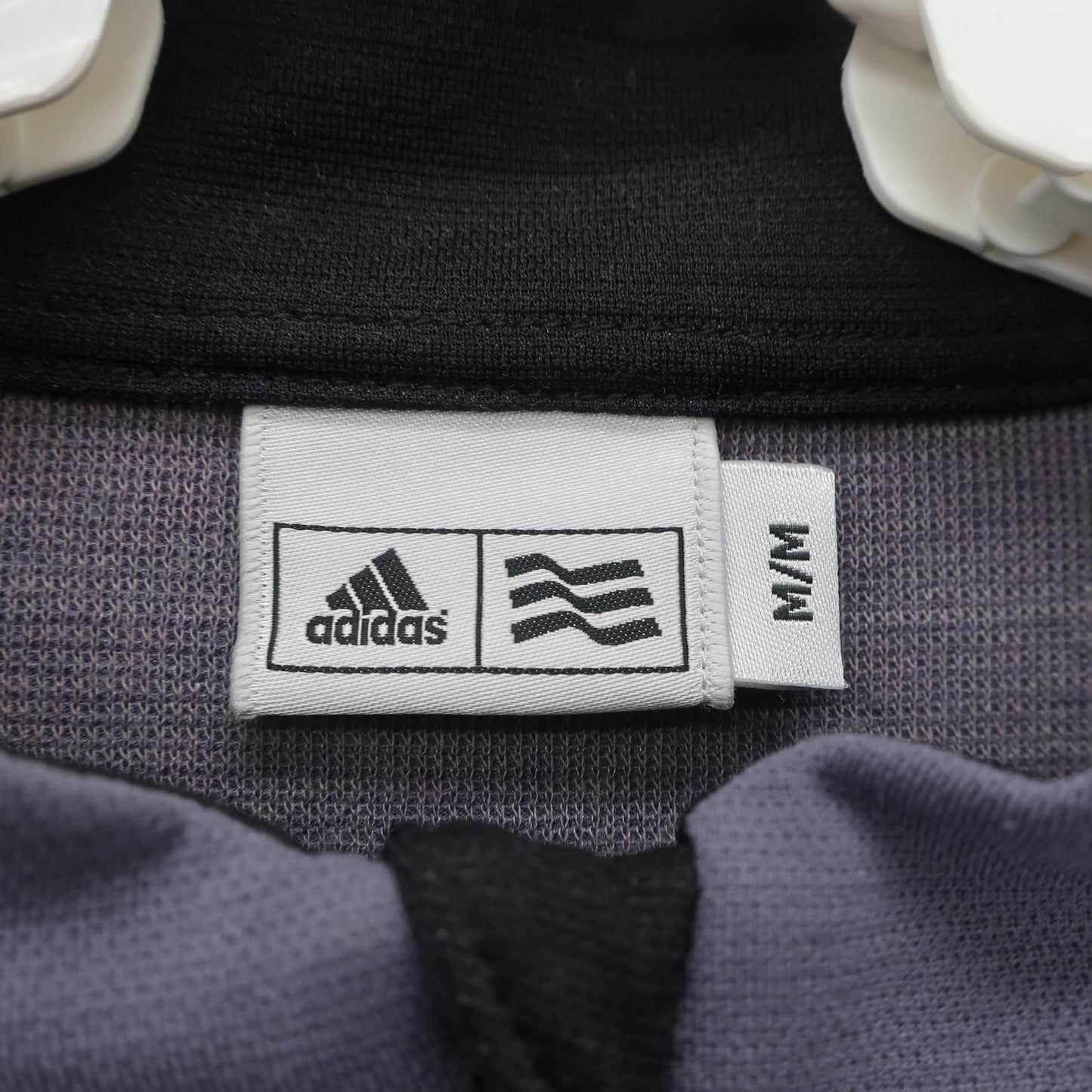 adidas(アディダス) 長袖ハーフジップシャツ グレー黒 レディース M/M A