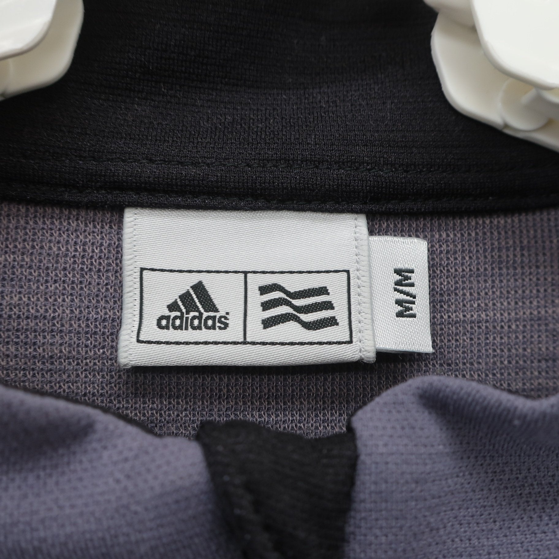 adidas(アディダス) 長袖ハーフジップシャツ グレー黒 レディース M/M A