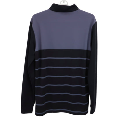 adidas(アディダス) 長袖ハーフジップシャツ グレー黒 レディース M/M A