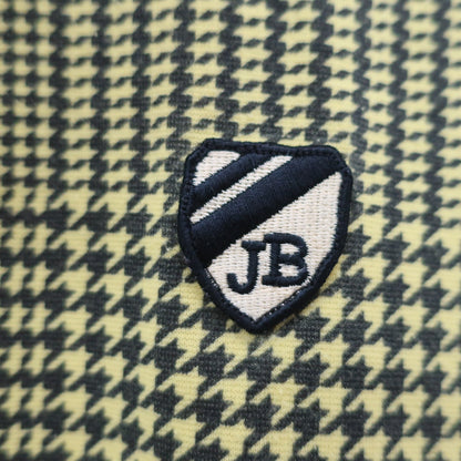 Jack Bunny(ジャックバニー) ポロシャツ 黄色黒総柄 メンズ 5 262-0160237 B