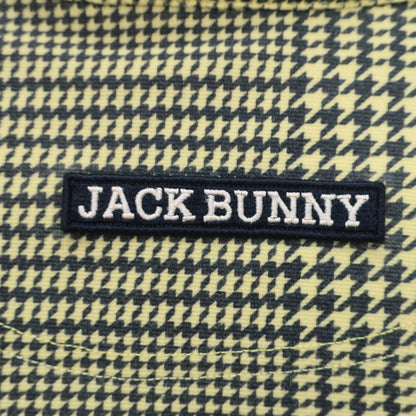 Jack Bunny(ジャックバニー) ポロシャツ 黄色黒総柄 メンズ 5 262-0160237 B