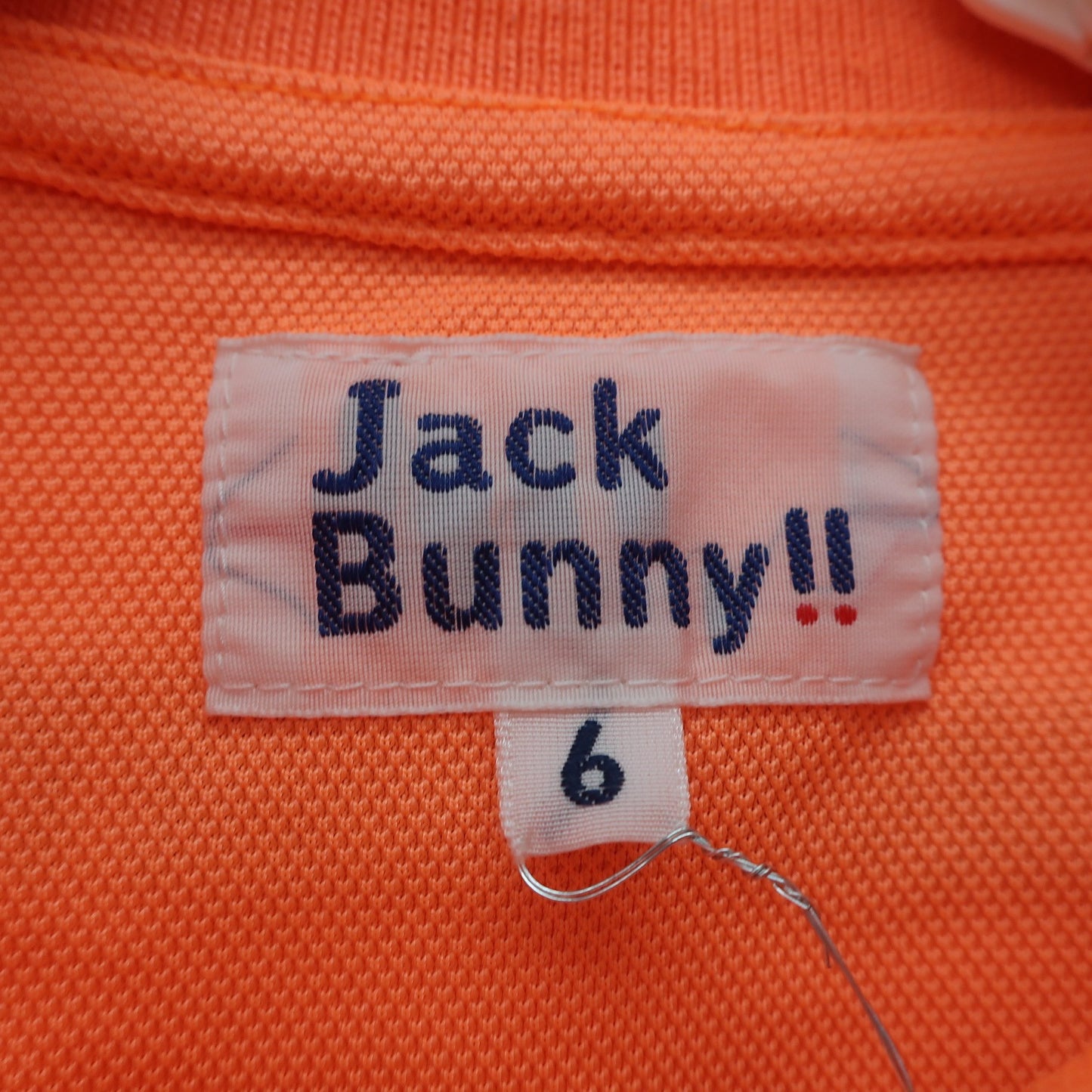 Jack Bunny(ジャックバニー) ポロシャツ サーモンピンク メンズ 6 262-0260669 A