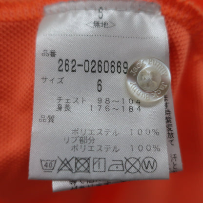 Jack Bunny(ジャックバニー) ポロシャツ サーモンピンク メンズ 6 262-0260669 A