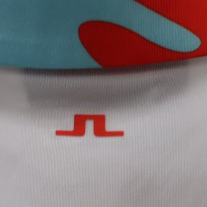 J.LINDEBERG(ジェイ リンドバーグ) ノースリーブポロシャツ 白 レディース S A