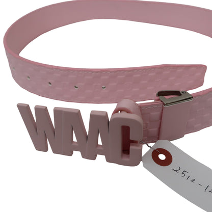 WAAC(ワック) ベルト ピンク レディース フリーサイズ S