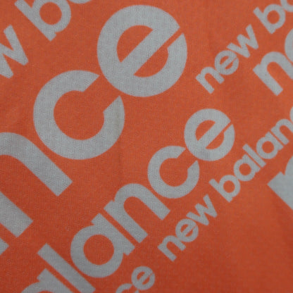 New Balance golf(ニューバランスゴルフ) ポロシャツ オレンジ白ロゴ柄 レディース 1 012-3268601 A