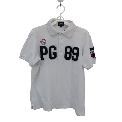 PEARLY GATES(パーリーゲイツ) ポロシャツ 白 メンズ 5 053-160517 B