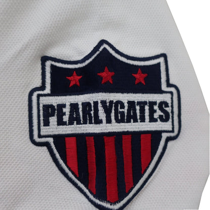 PEARLY GATES(パーリーゲイツ) ポロシャツ 白 メンズ 5 053-160517 B