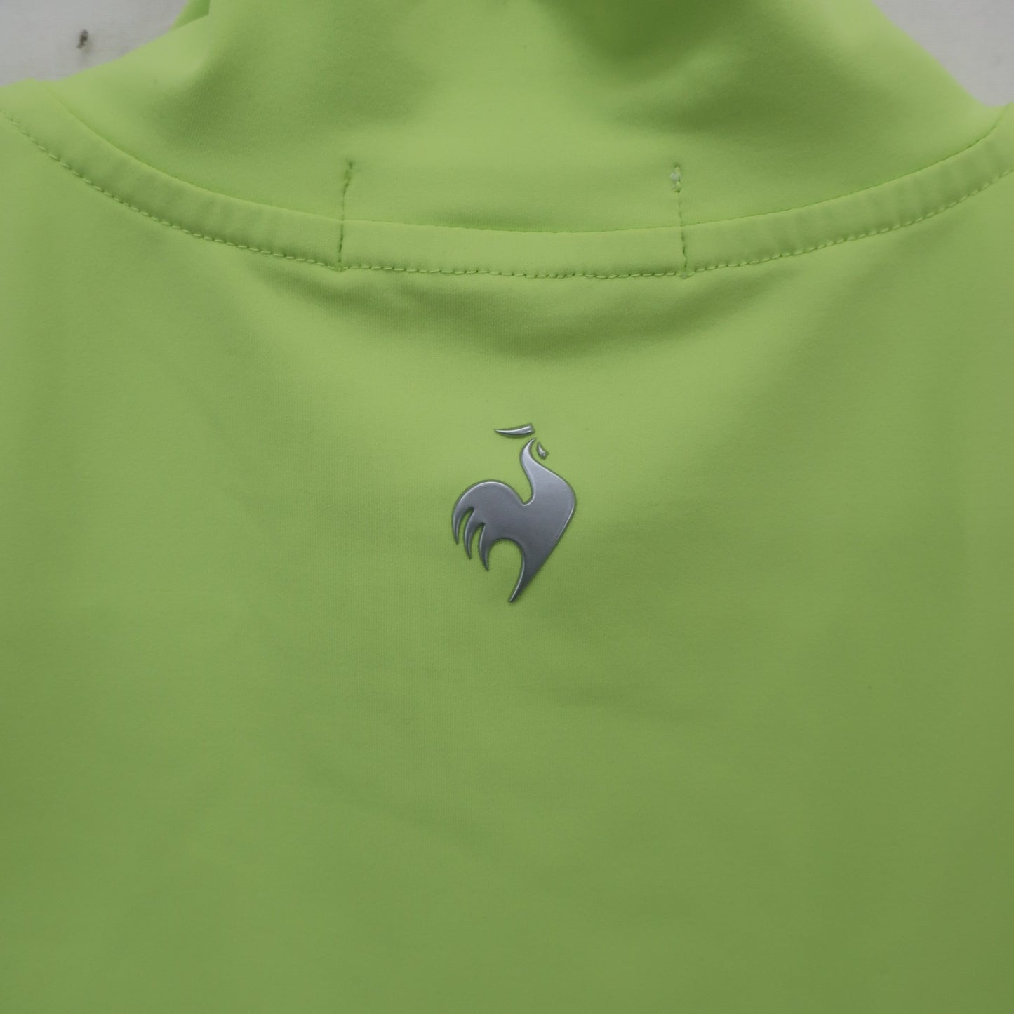 le coq sportif(ルコックスポルティフ) 半袖モックネックシャツ イエロー レディース L A