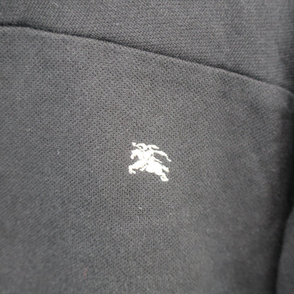 BURBERRY GOLF(バーバリーゴルフ) 長袖ハーフジップシャツ 黒 メンズ L B