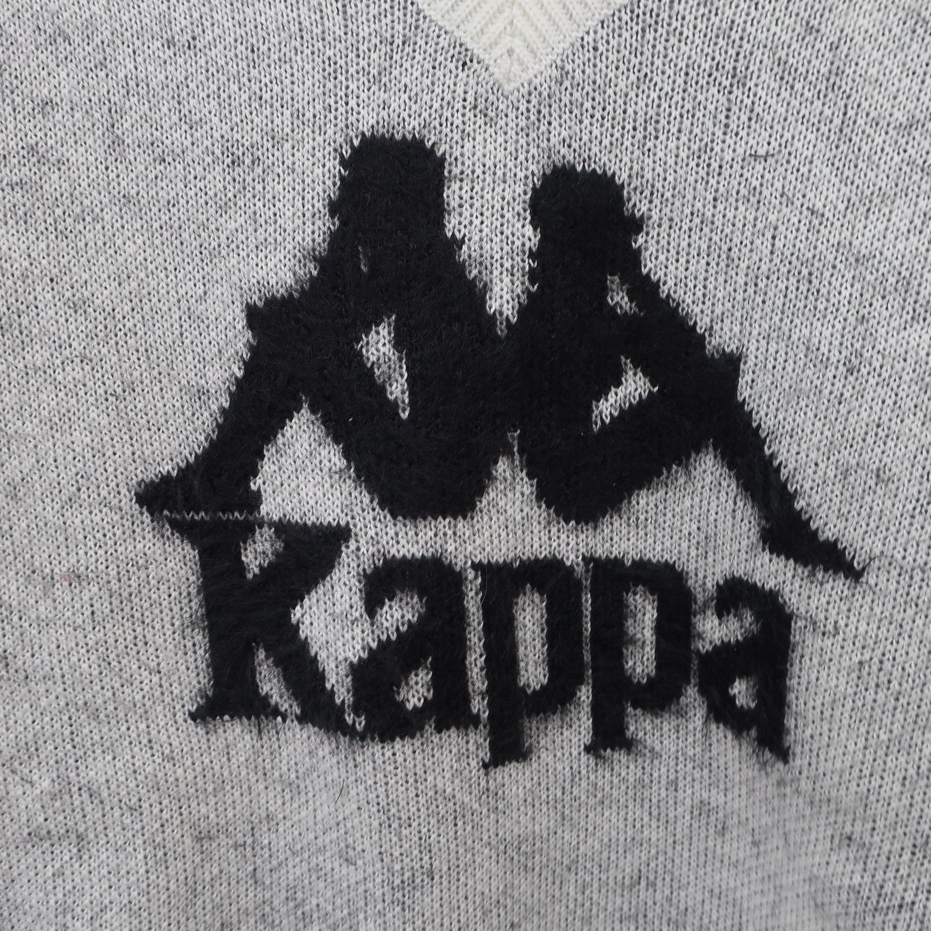 Kappa(カッパ) セーター 白黒 メンズ L A