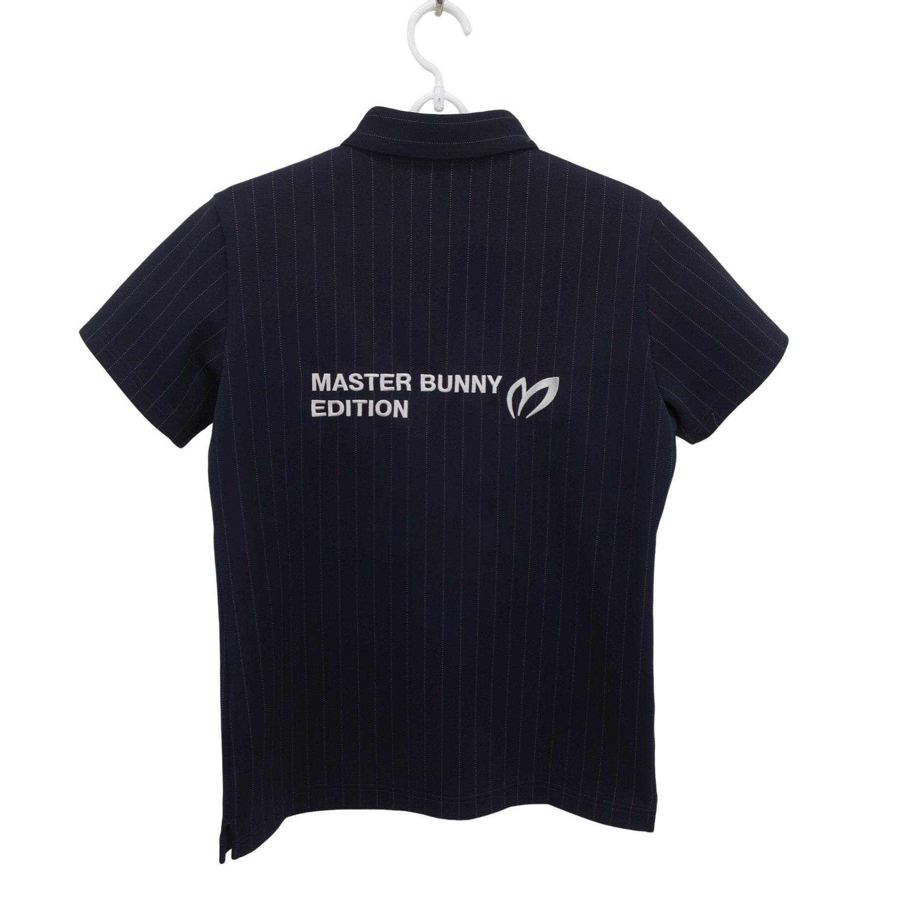 MASTER BUNNY EDITION(マスターバニーエディション) ポロシャツ ネイビー白ドットストライプ レディース 1 759-5160506 A