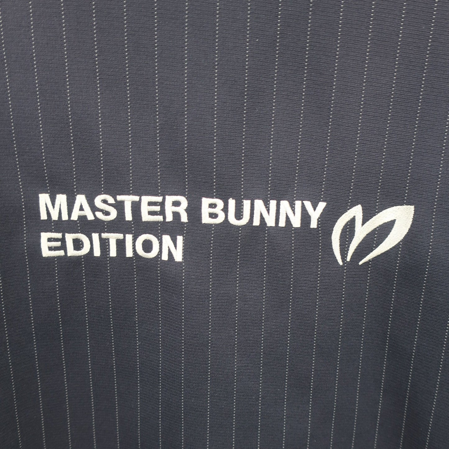 MASTER BUNNY EDITION(マスターバニーエディション) ポロシャツ ネイビー白ドットストライプ レディース 1 759-5160506 A