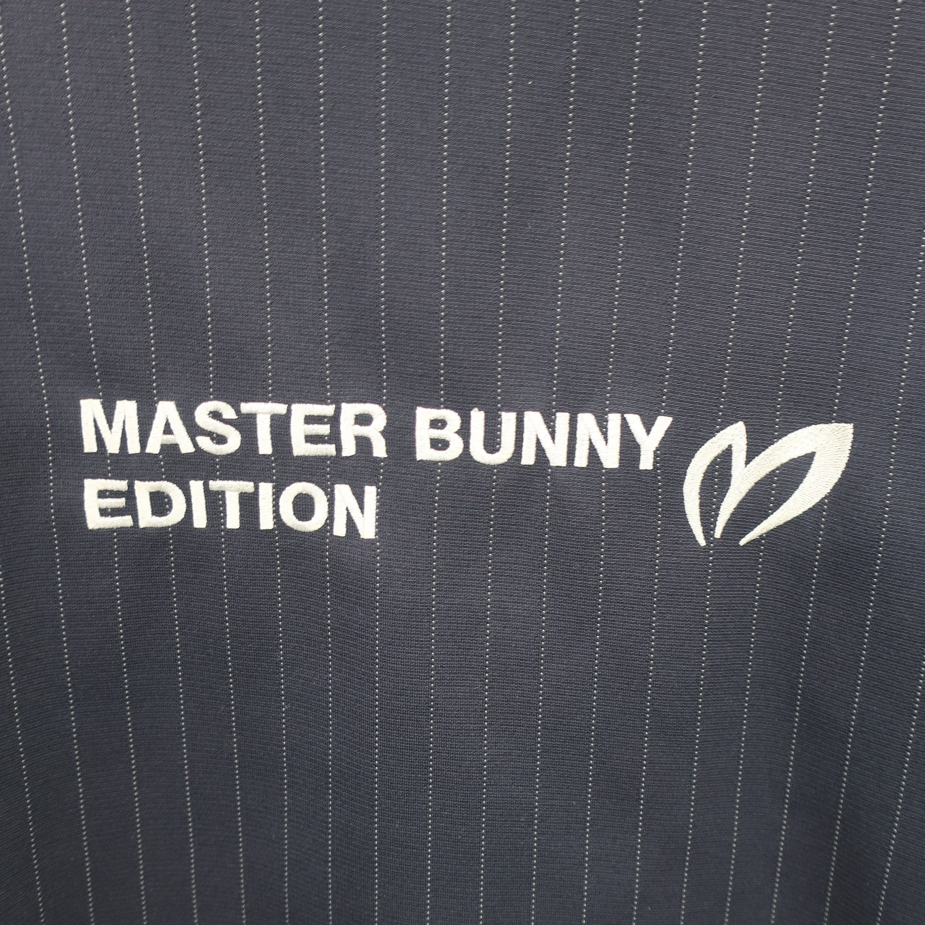 MASTER BUNNY EDITION(マスターバニーエディション) ポロシャツ ネイビー白ドットストライプ レディース 1 759-5160506 A