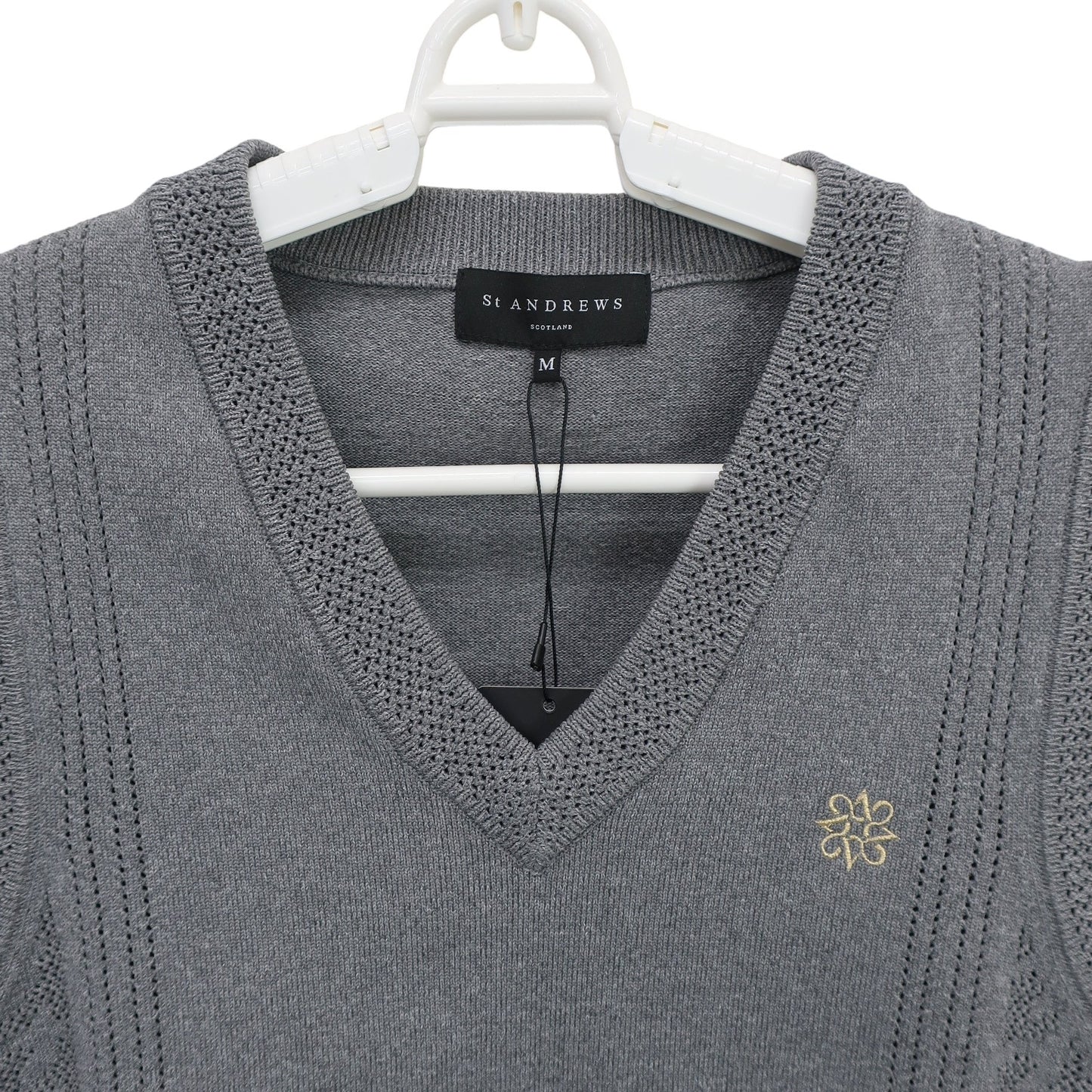 St ANDREWS(セントアンドリュース) ニットベスト グレー レディース M 043-3273802 A
