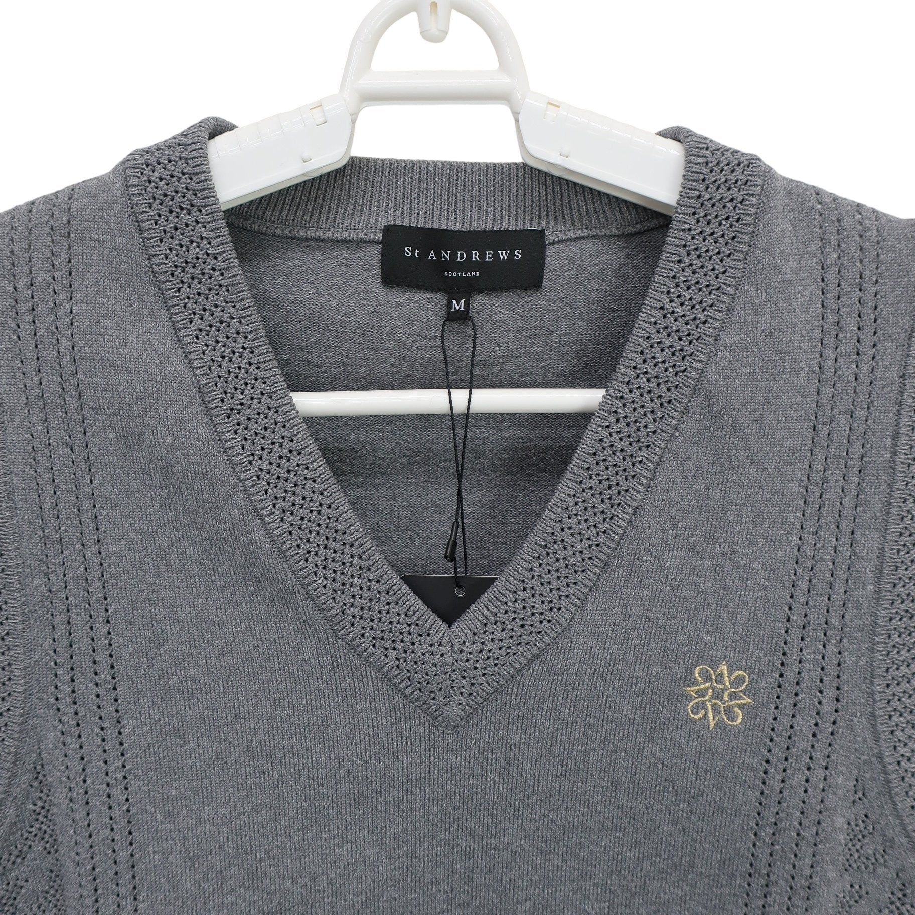 St ANDREWS(セントアンドリュース) ニットベスト グレー レディース M 043-3273802 A
