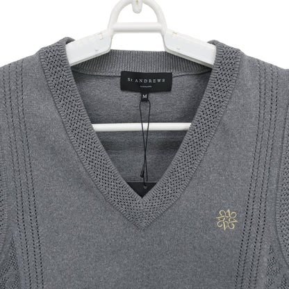 St ANDREWS(セントアンドリュース) ニットベスト グレー レディース M 043-3273802 A