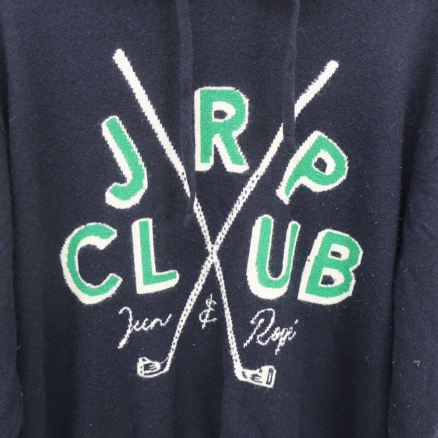 Jun and Rope(ジュン アンド ロペ) フード付きセーター ネイビー レディース M B