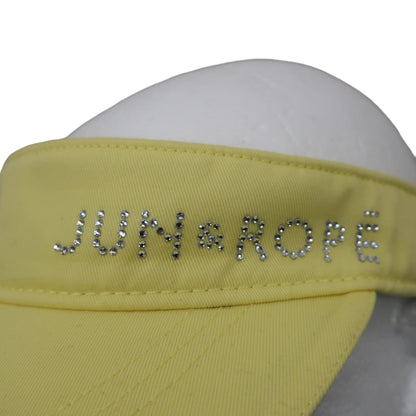 Jun and Rope(ジュン アンド ロペ) サンバイザー 黄色 レディース フリーサイズ B