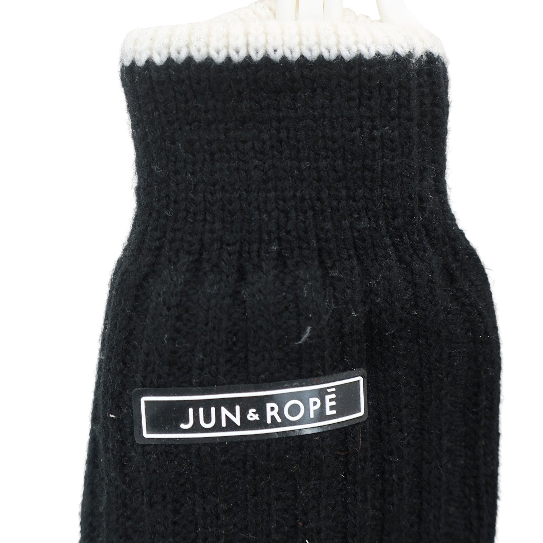 Jun and Rope(ジュン アンド ロペ) レッグウォーマー 黒 レディース フリーサイズ A