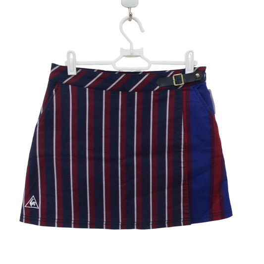 le coq sportif(ルコックスポルティフ) スカート ネイビーワインレッドストライプ レディース 9 A