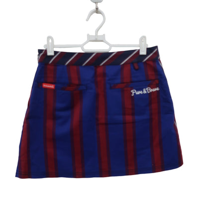 le coq sportif(ルコックスポルティフ) スカート ネイビーワインレッドストライプ レディース 9 A