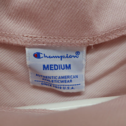Champion(チャンピオン) 半袖モックネックシャツ ピンク レディース MEDIUM B