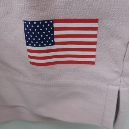 Champion(チャンピオン) 半袖モックネックシャツ ピンク レディース MEDIUM B